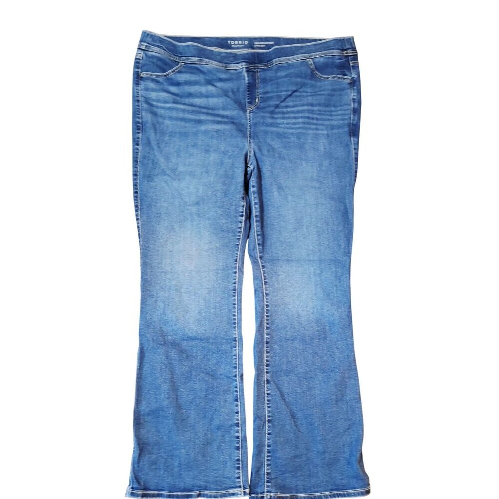 Torrid Womens Lean Jean Slim Boot Super Soft Denim Size 3R Made In Vietnam